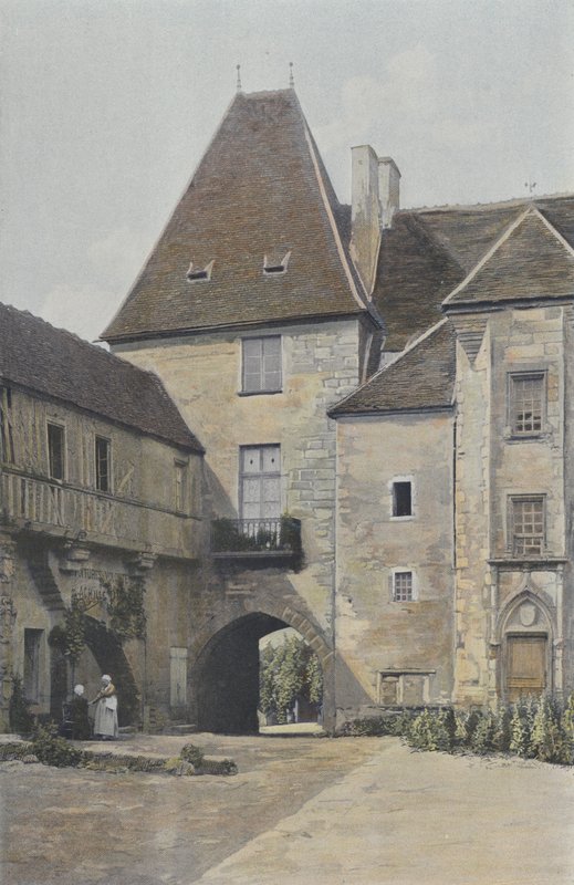 Přeměř, Starý zámek, strana nádvoří od French Photographer