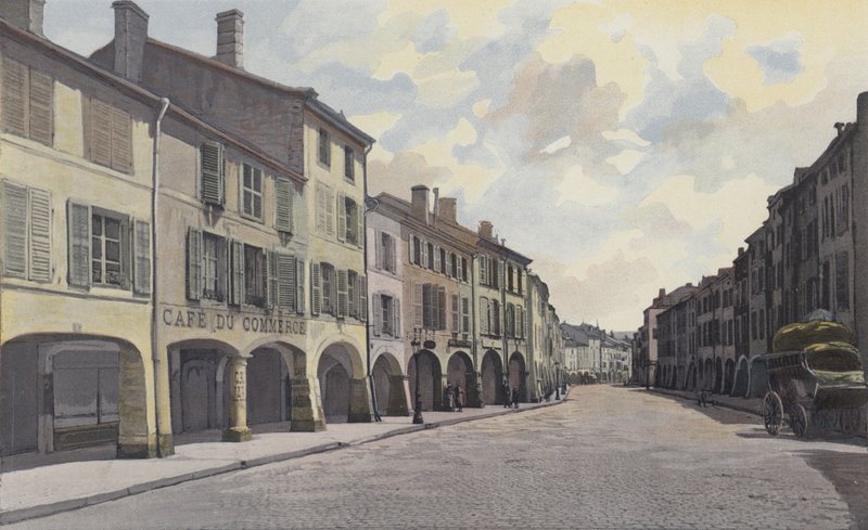 Remiremont, The High Street od French Photographer