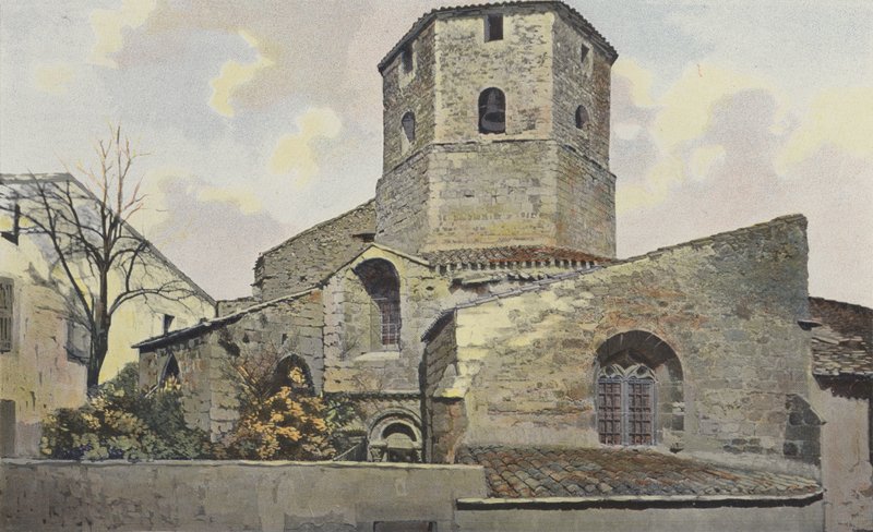 Rieux-Minervois, kruhový kostel od French Photographer