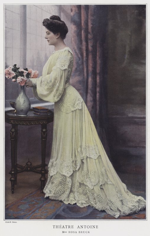 Rosa Bruck , francouzská herečka (barevné foto) od French Photographer