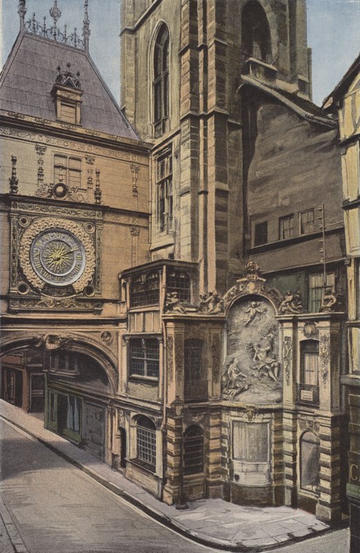 Rouen, fontána Gros-Horloge od French Photographer