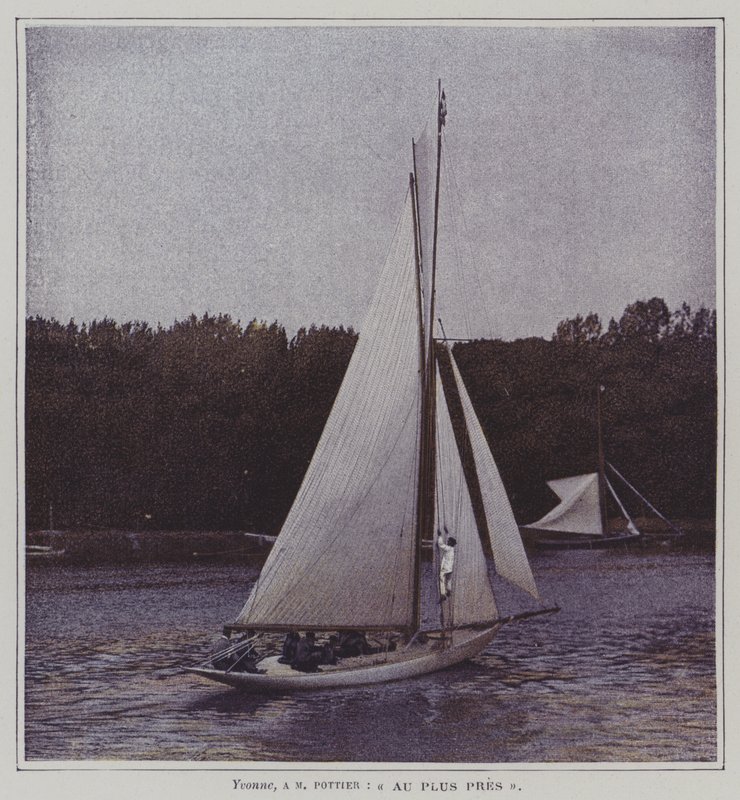 Plachetnice na řece Seině (barevné foto) od French Photographer