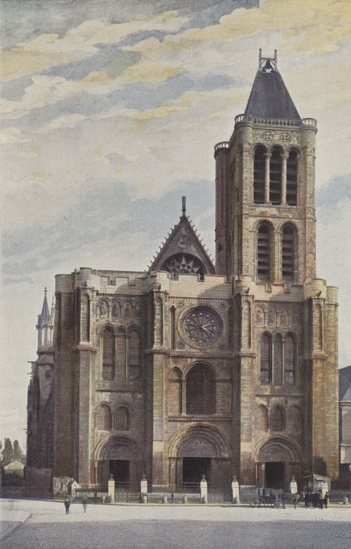 Saint-Denis, fasáda opatského kostela od French Photographer