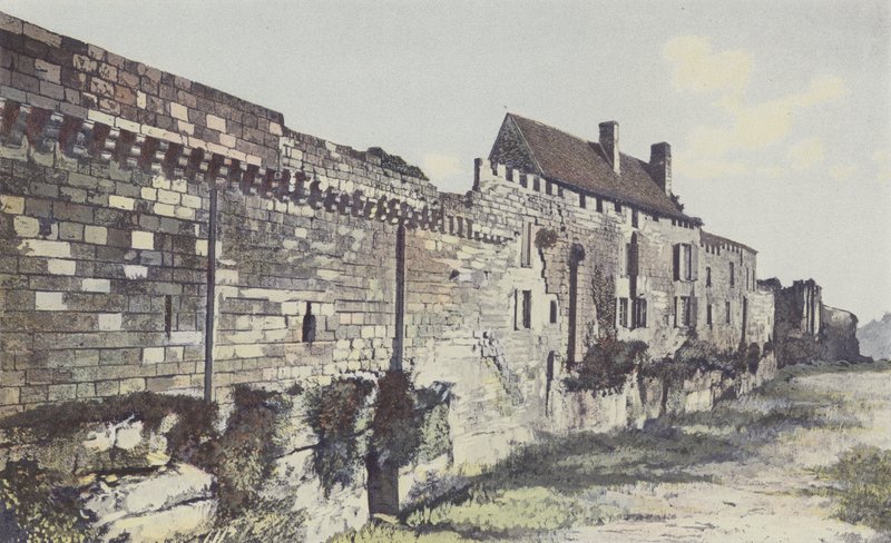 Saint-Emilion, Pozůstatky hradeb na SZ, Logis de Malet od French Photographer