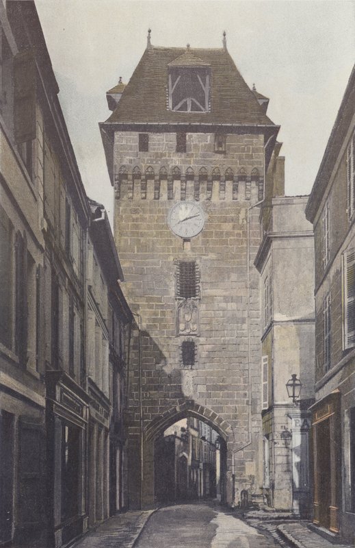 Saint-Jean-DAngely, Brána s hodinami od French Photographer