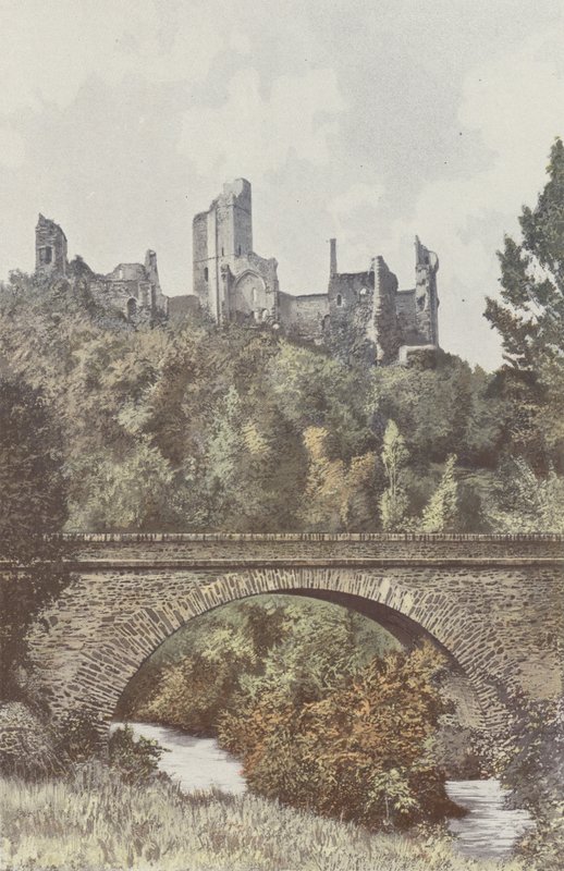 Saint-Jean-Ligoure, zřícenina zámku de Chalucet od French Photographer
