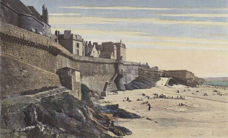 Saint-Malo, hradby, západní část (13. století) od French Photographer