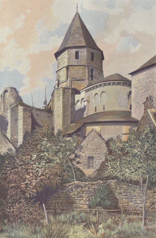 Saint-Robert, Church, Ensemble N E od French Photographer