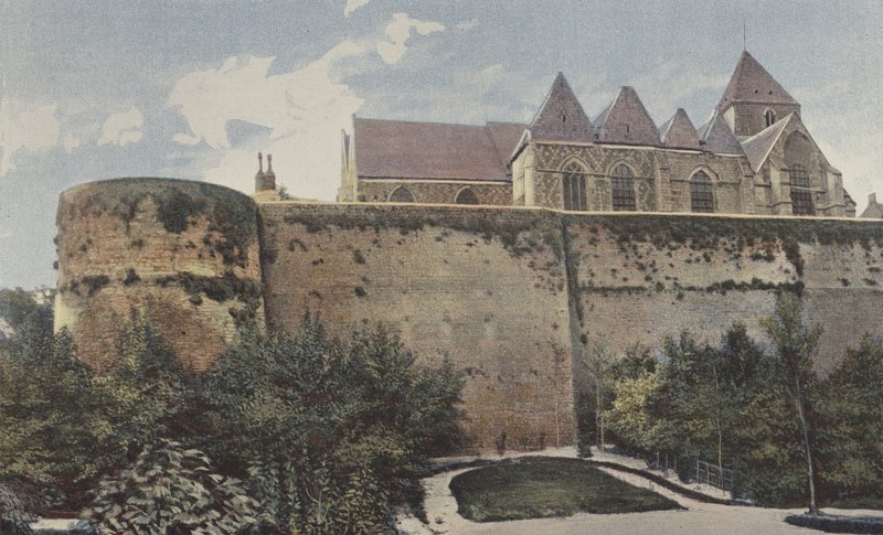 Saint-Valery-sur-Somme, kostel a staré hradby od French Photographer