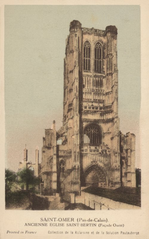 Saint Omer, bývalý kostel svatého Bertina od French Photographer