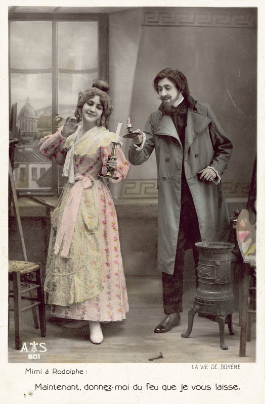 Scéna z La Vie De Boheme (barevné foto) od French Photographer