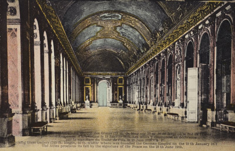 Zrcadlový sál, palác ve Versailles (barevné foto) od French Photographer