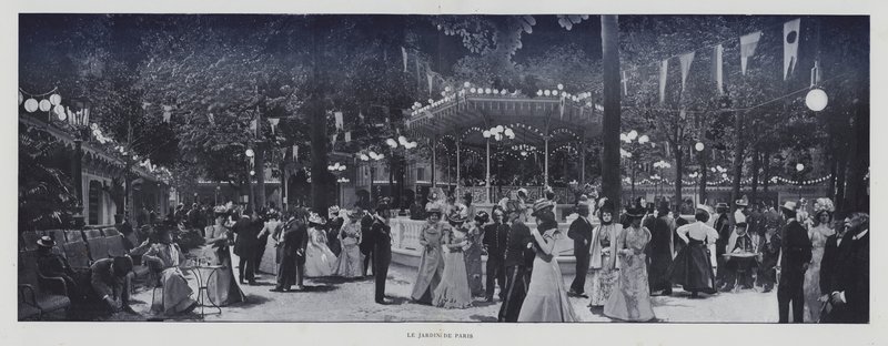 Pařížská zahrada (černobílá fotografie) od French Photographer
