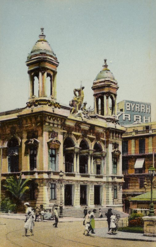Divadlo, Oran, Alžírsko (barevné foto) od French Photographer