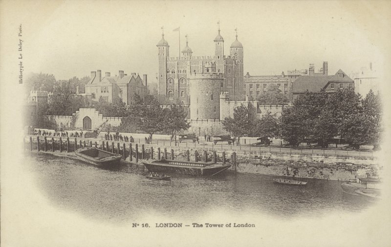 Tower of London a řeka Temže od French Photographer