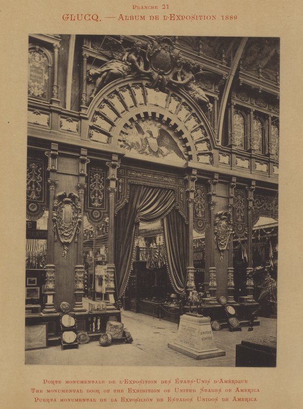 Monumentální dveře výstavy Spojených států amerických od French Photographer