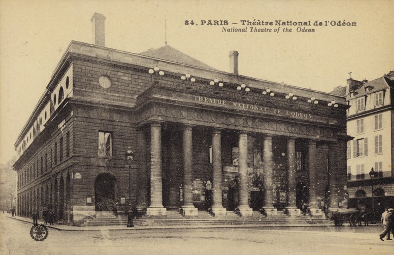 Divadlo National de lOdeon, Paříž od French Photographer