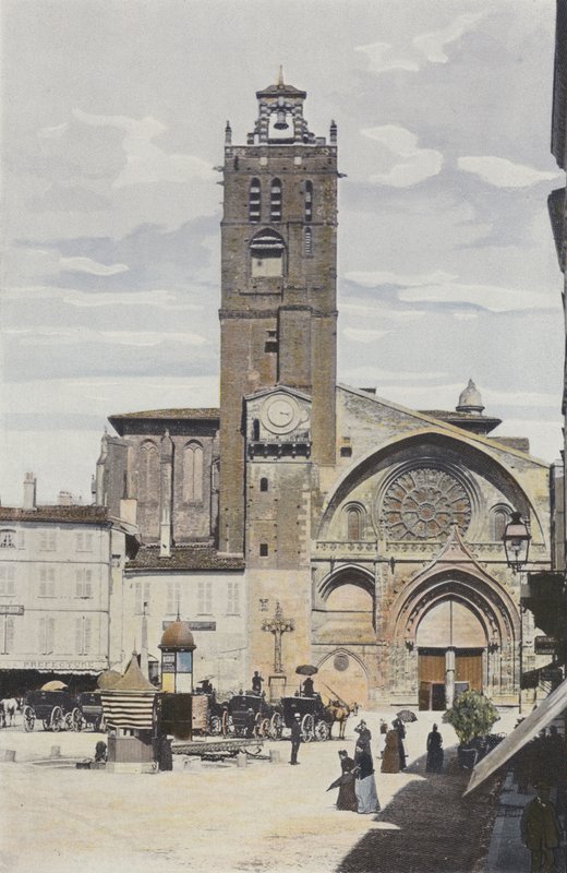 Toulouse, kostel Saint-Etienne, fasáda O od French Photographer