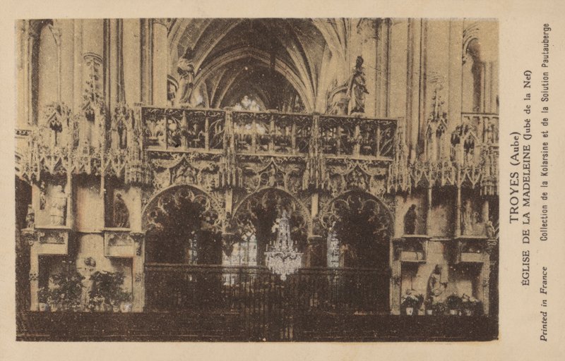 Troyes, Svítání, Kostel Madeleine od French Photographer