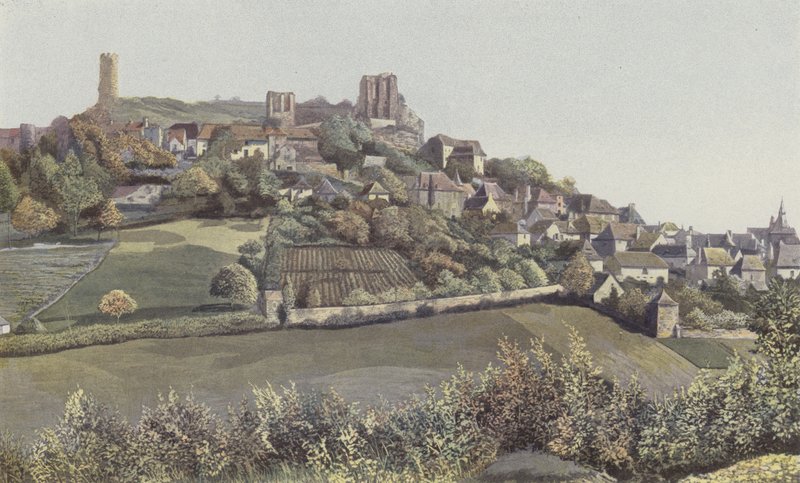 Turenne, Pohled na město a hrad, Cote N od French Photographer