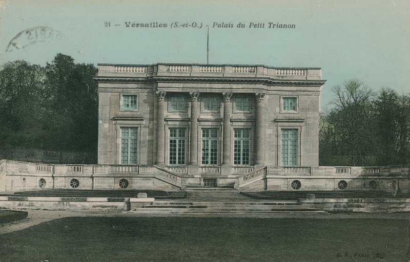 Versailles, Palais du Petit Trianon. Pohlednice odeslaná v roce 1913. od French Photographer
