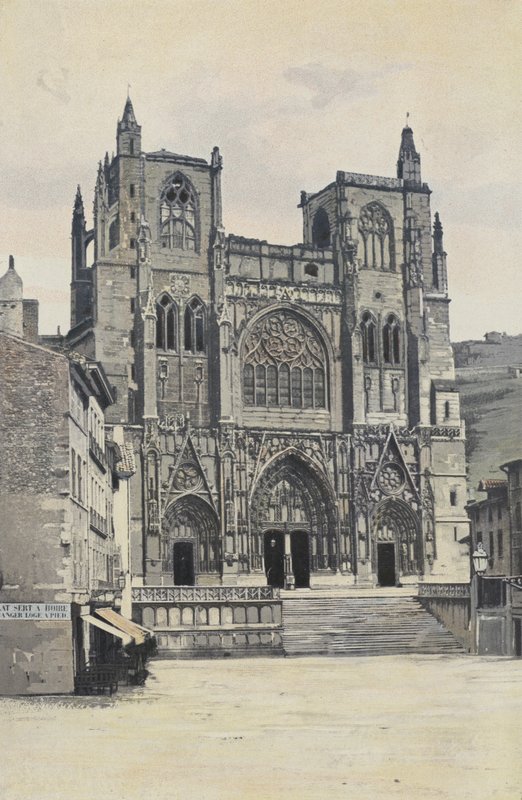 Vienne, kostel Saint-Maurice, fasáda O od French Photographer