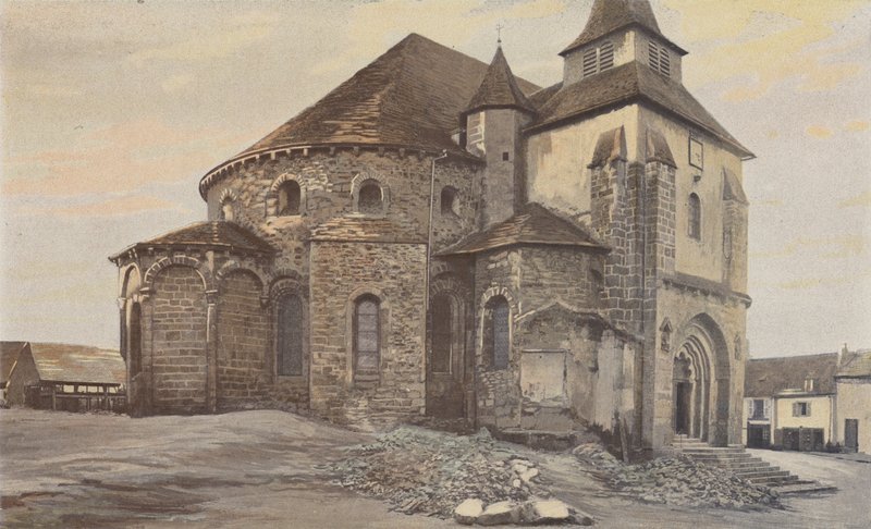Vigeois, Kostel, Apsida a transept od French Photographer