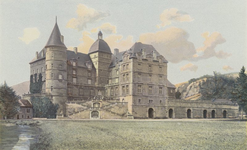Vizille, Chateau de Lesdiguieres, Pohled do parku od French Photographer