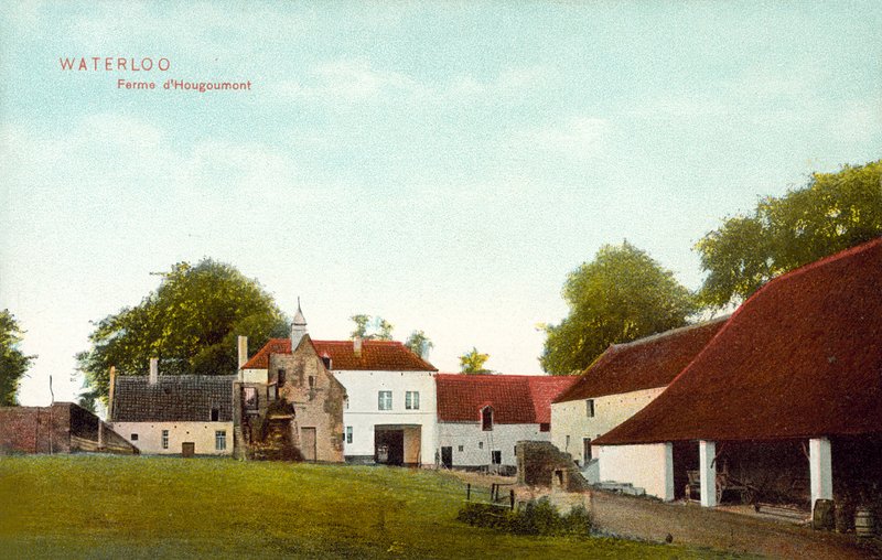 Waterloo, farma Hougoumont od French Photographer