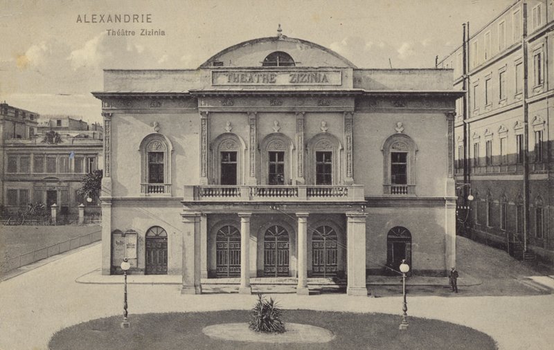Divadlo Zizinia, Alexandrie, Egypt od French Photographer