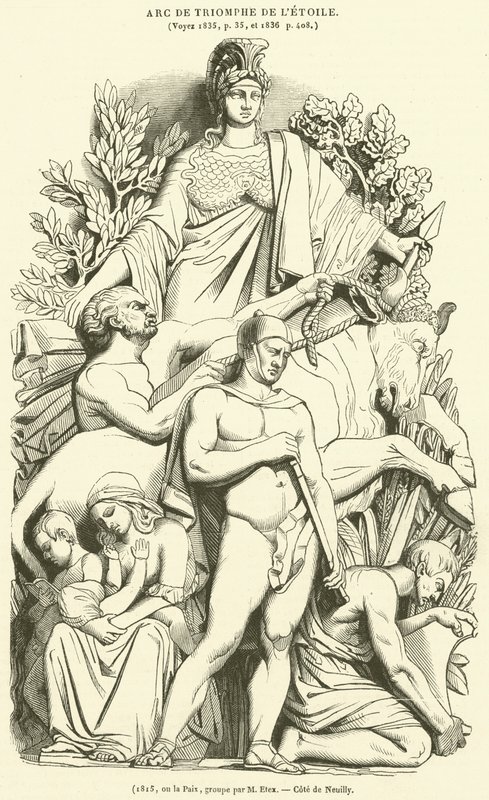 1815, nebo mír (rytina) od French School