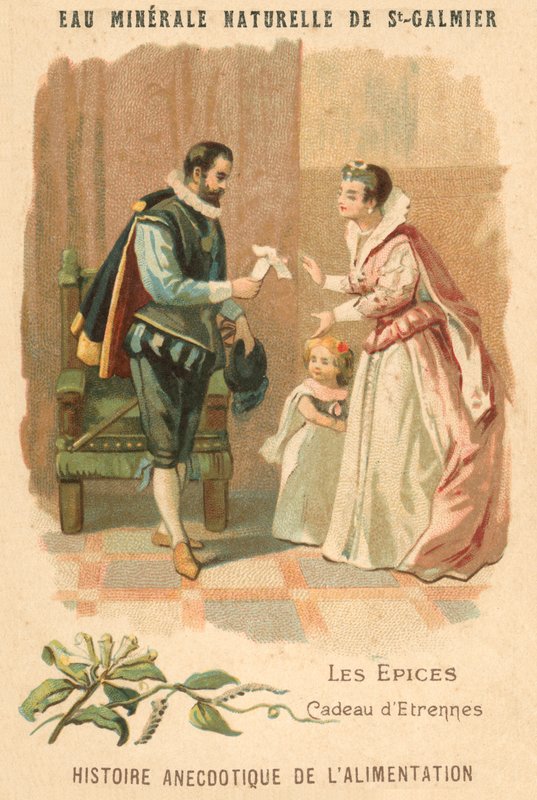 Dar koření (chromolitho) od French School