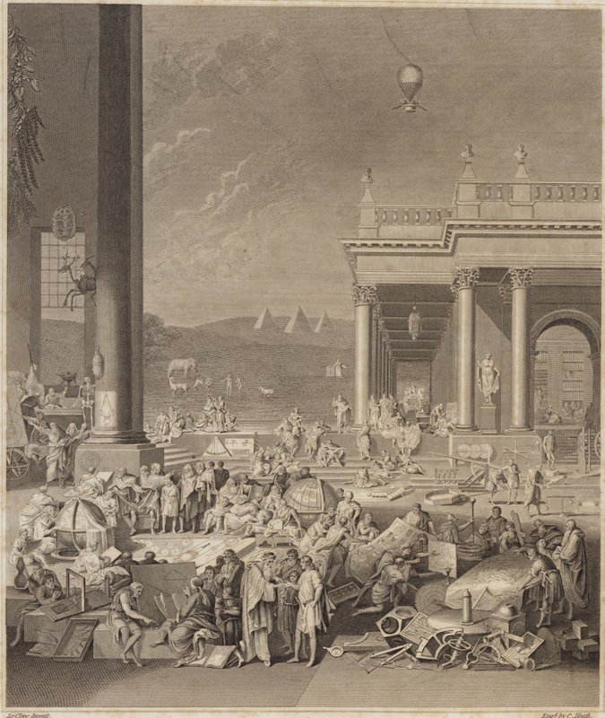 Scéna pro Encyclopaedia Britannica od French School