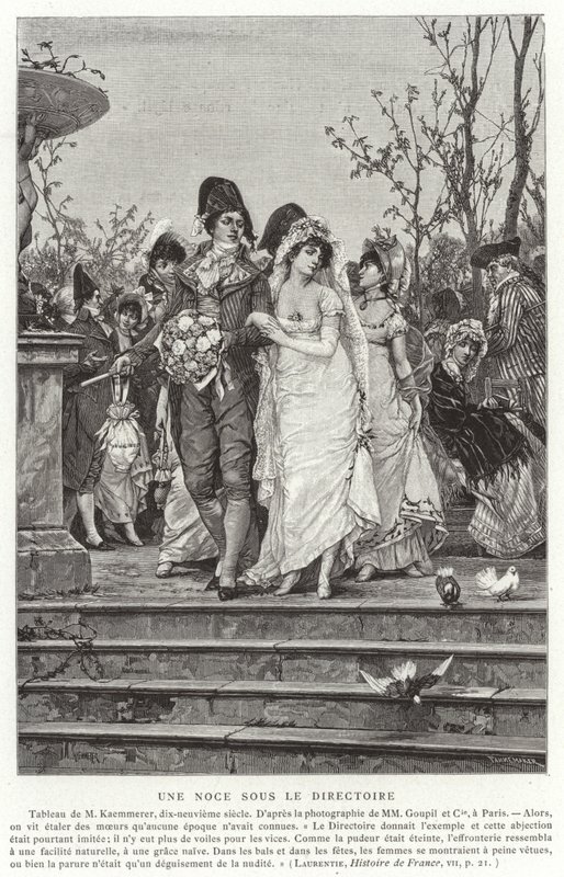 Svatba podle adresáře, Francouzská revoluce, 1795-1799 od French School