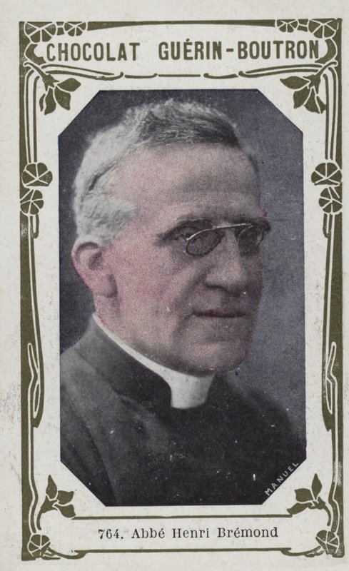 Abbe Henri Bremond (barevná fotografie) od French School