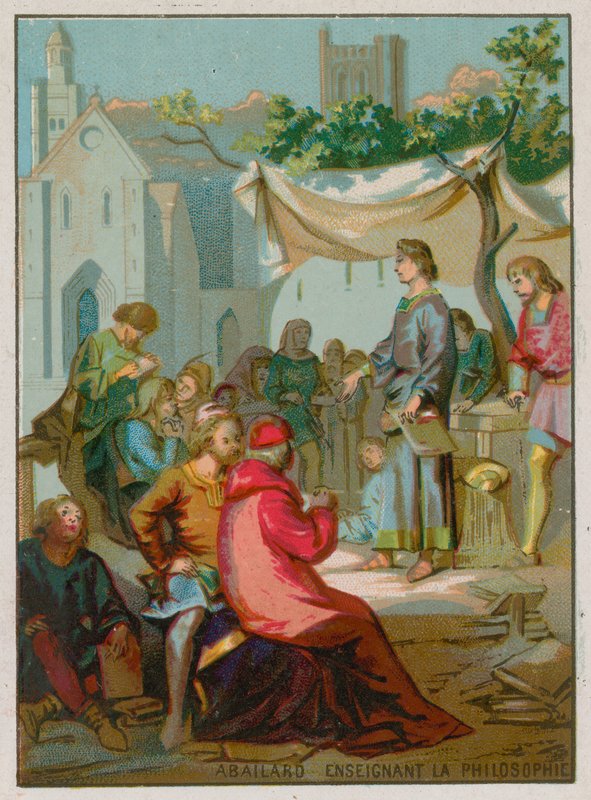 Abelard vyučuje filozofii od French School