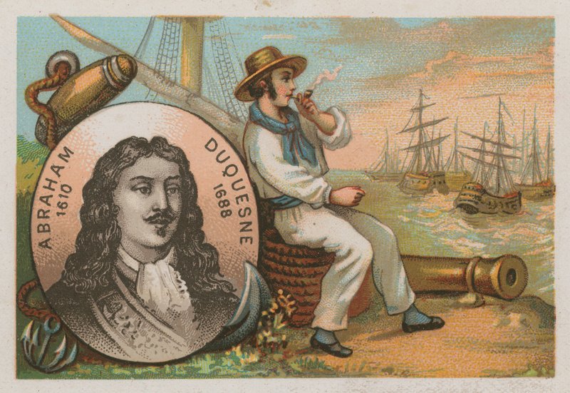 Abraham Duquesne, francouzský hugenotský námořní důstojník ze 17. století od French School