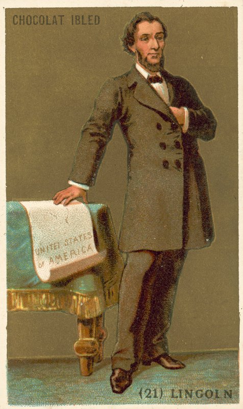 Abraham Lincoln , americký politik od French School