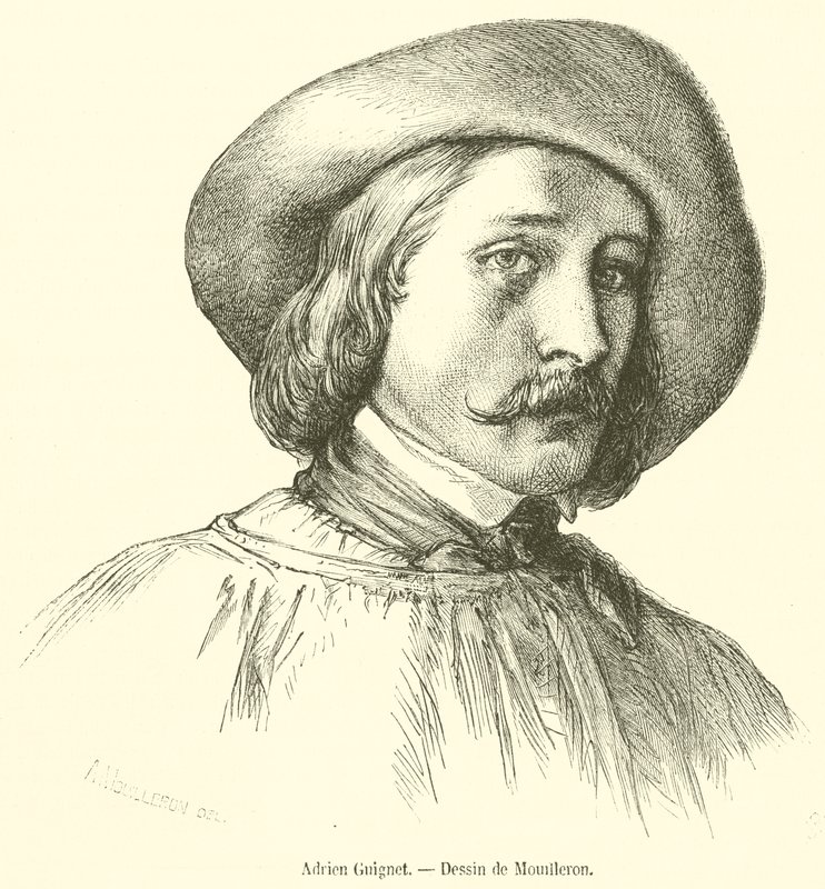 Adrien Guignet (rytina) od French School