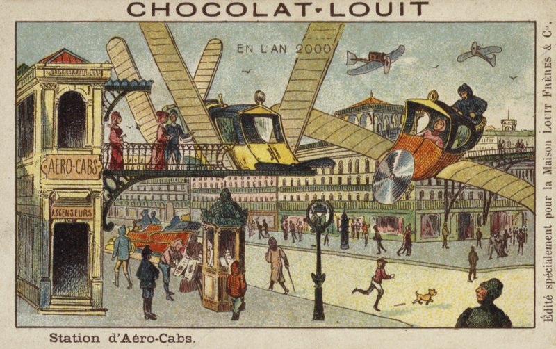 Aero-cab stanice v roce 2000 od French School