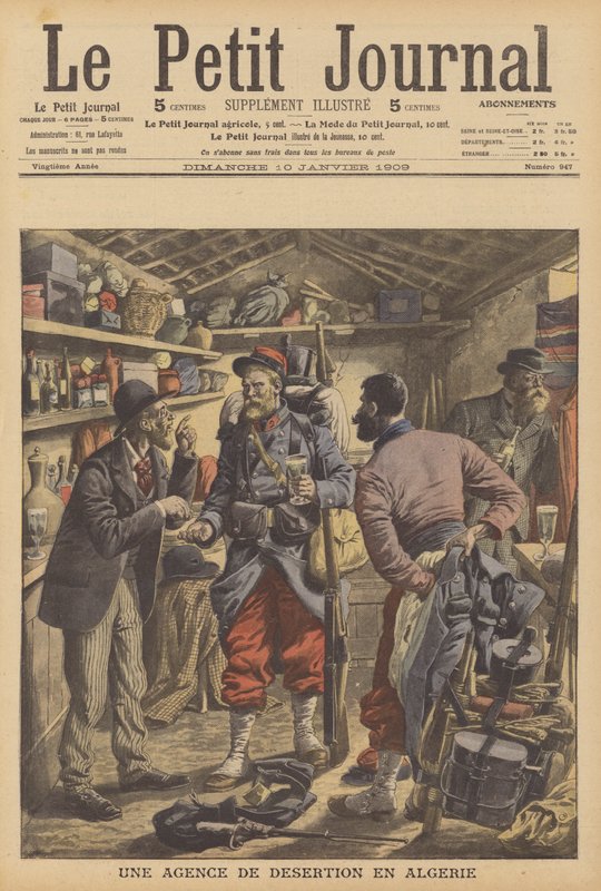 Agentura pro dezertéry z Francouzské cizinecké legie v Alžírsku (barva lito) od French School