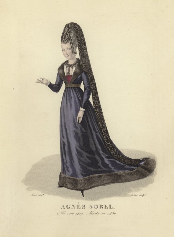 Agnes Sorel, milenka francouzského krále Karla VII od French School