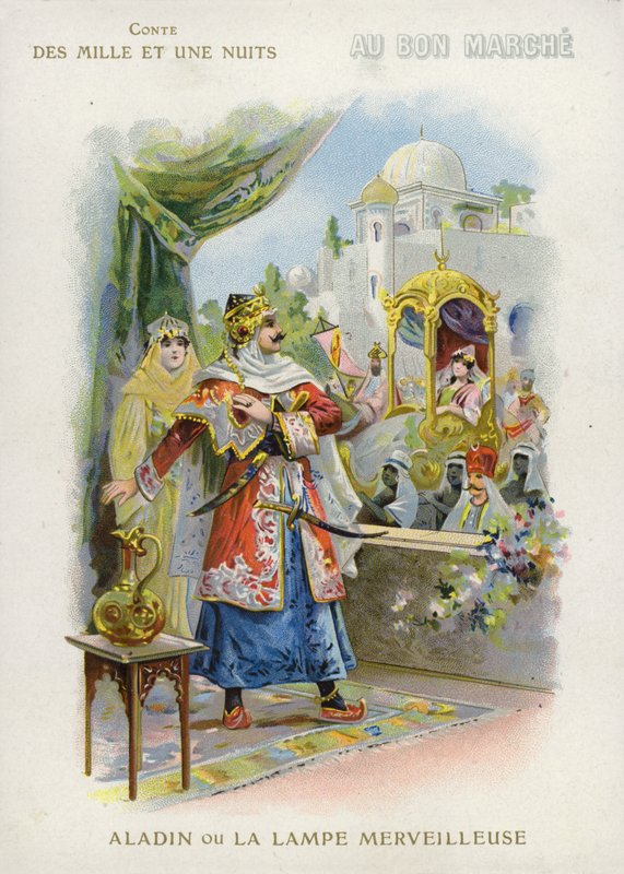 Aladdin a kouzelná lampa od French School