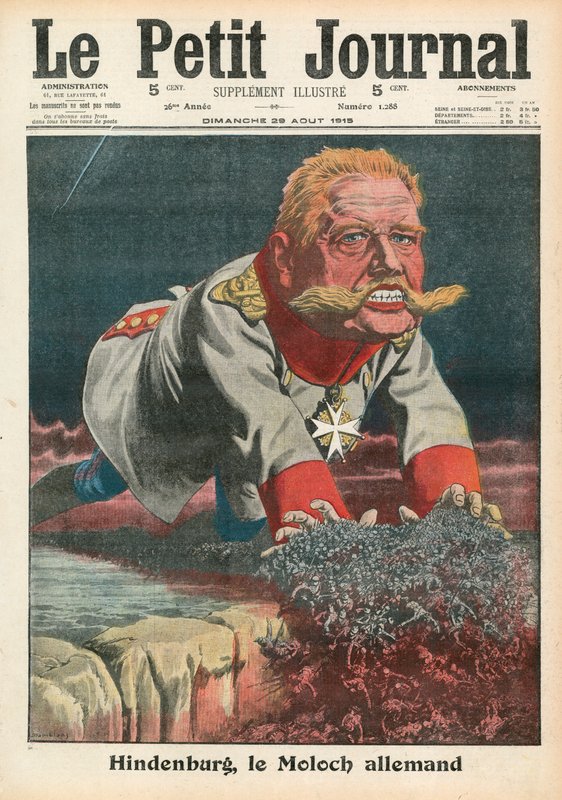Albert von Hindenburg od French School