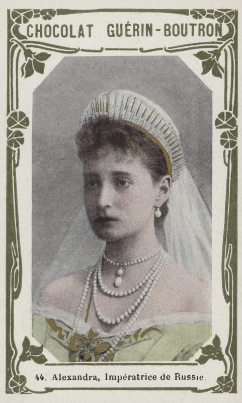 Alexandra, carevna Ruska (barevné foto) od French School