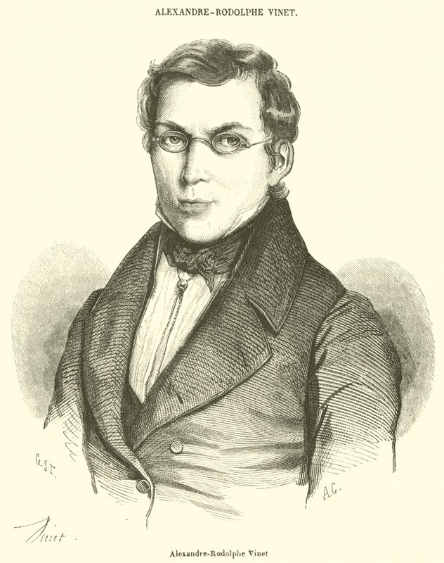 Alexandre-Rodolphe Vinet (rytina) od French School