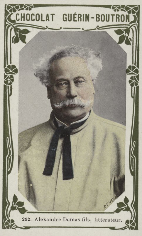 Alexandre Dumas fils, literát (barevné foto) od French School