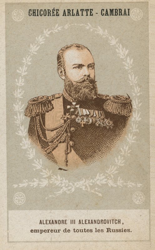 Alexandr III. Alexandrovič, císař všech Rusů od French School