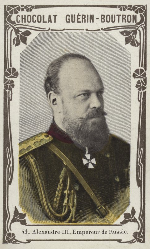 Alexander III, císař Ruska (barevné fotografie) od French School