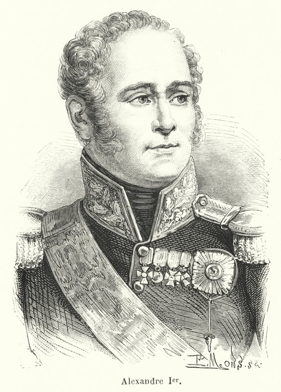 Alexandre Ier (rytina) od French School